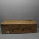 Rovox Kids Ride On Car Go Kart 6V Battery Operated Electric Car Safety for Young Kids 2 3 4 5 6 Years Old Speed 3Mph Speed with Light Sounds and Music, Black & White