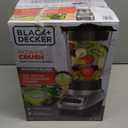BLACK+DECKER PowerCrush Multi-Function Blender with 6-Cup Glass Jar, 4 Speed Settings, Silver