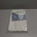 Nanspring Beige White Linen Curtains 84 Inches Long for Living Room Privacy Coastal Decor Semi Sheer Curtain Back Tab and Rod Pocket Light Filtering Drapes for Bedroom, 2 Panels 40 X 84