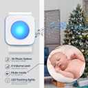 Wireless Doorbell 1200 Feet Waterproof Door Bell Ringer wireless with 36 Melodies 4 Volume Flash Light 1 Receiver &2 Buttons White FUHONGRUI