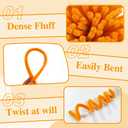 300Pieces Sunflower Color Pipe Cleaners with 20Pieces Flower Stems, Pipe Cleaner Crafts for DIY Art and Craft Projects Creative Gift Party Decorations, Chenille Stems