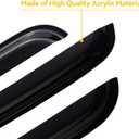 Window Rain Guards Visors for 2007 2008 2009 2010 2011 2012 2013 2014 Chevy Tahoe/GMC Yukon, Window Vent Wind Shades Deflectors Shield for 07-14 Tahoe/Yukon