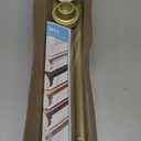 AIZESI Tension Curtain Rod 28 to 48 Inch, 1pcs Tension Rod 1 Inch Diameter Gold Small Shower Curtain Rod Adjustable Non-Drilling, Anti-Slip, Anti-Rust Spring Loaded Curtain Rods