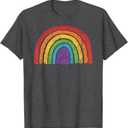 LGBTQ Rainbow Flag Gay Pride LGBT Awareness Ally Vintage T-Shirt Size 2Xl