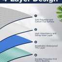 Washable Bed Pads 36" x 72" - 2 Pack, Grey, Waterproof Bed Pads for Incontinence, Bed Wetting Pads for Bed, Sofa, Floor, Resuable Underpads for Adults, Seniors, Pet (Gray)