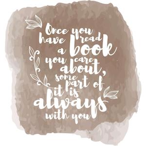 Family Once You Have Read Abook Adorable Quote Wall Decal Decoration Books Quote Book Lovers Bookish Quotes Fun Readers Lasts Years and Easily Removable - Size: 18 in(W) x 20 in(H)