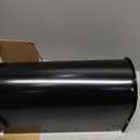 Black Galvanized Steel Post-Mount Mailbox, 19 x 8.7 x 6.7 inches, Standard Mail Box,Medium Capacity,Mailboxes for Outside Post Mount