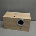 Parakeet Nesting Box Bird House Wood Breeding Box Parrots Mating Box for Lovebirds,Cockatoo,Budgie, Finch 13" x 7.5"