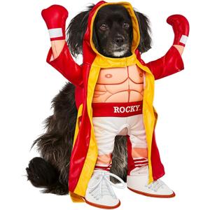 Rocky: Rocky Balboa Pet Costume for Dogs or Cats by Rubies, Medium