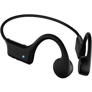 2025 New Bone Conduction Headphones, Bluetooth 5.4 Open-Ear Wireless Sports Headset with Mic & Earplugs, 12H Playtime, Type-C Fast Charge, Waterproof Earphones for Running, Cycling, Gym, Gift