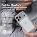 MAGEASY Compatible with iPhone 17 Pro 6.3" Thin Case - Super Lightweight, 0.7mm Ultra Thin, Compatible with MagSafe, Anti-Fingerprint - Lyte M (Translucent)