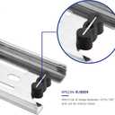 10 Pairs of 22 Inch Hardware 3-Section Full Extension Ball Bearing Side Mount Drawer Slides,100 LB Capacity Drawer Slide