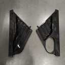 Extreme Online Store Replacement for 2020-Present Chevrolet Corvette C8 Coupe Models | GM Factory Style Add-On Rear Engine Bay Panel Cover (Carbon Fiber)