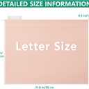 Hanging File Folders,Letter Size,1/5-Cut Adjustable Tabs,6 Per Box,Standard Green-1/5 Tabs (7590U)