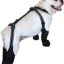 Adjustable Dog Boot Reflective Nonslip Paws Protectors Dog Shoes Leggings for Hiking and Walking Reflective Pet Boot