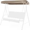 Frienda Replacement Canopy Top Compatible with Model GCS00395A, 3 Seater Outdoor Patio Swing Canopy Top Cover 92" x 46.5", Fabric Only, Structure Not Included, Will Not Fit Any Other Swing