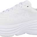 HOKA Women's Bondi 8 Shoes (7, White/White)