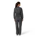 Carhartt Women's Women's Ripstop Coverall 11-Pocket Straight Leg Coverall, Rugged Flex Stretch Technology, Tailored, Pewter, L