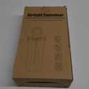 Skroam 4PCS Cereal Containers Storage [4L/135.2 oz], Airtight Food Storage Containers with Pour Spout for Kitchen & Pantry Organization Storage, Plastic Cereal Dispensers, Measuring Cup & 20 Labels