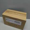 novelinks 8 oz Clear Plastic Jars with Screw-On Lids - BPA-Free Refillable Storage Containers for Slime, Spices, Crafts, Kitchen & Home Organization (16 Pack,Black)