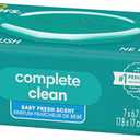 Pampers Baby Wipes, Complete Clean Baby Fresh Scented Wipe, Gently Cleans Head to Toe, 72 Total (1 Flip-Top Packs)