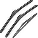 3 wipers Replacement for 2014-2021 Jeep Cherokee, Windshield Wiper Blades Original Equipment Replacement - 26"/18"/14" (Set of 3) U/J HOOK