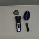 Philips Norelco Shaver 3600 Series, Wet and Dry Electric Shaver, P-Cap, Travel Pouch, Storm Blue, Model S3243/91
