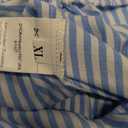RoseSeek Women's Striped Print Straight Wide Leg Linen Pants Drawstring Waist Slant Pockets Pants Casual Long Pants, XL