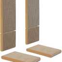 FUKUMARU 2 Packs Replacement Cat Scratcher, Reversible Replacement Refills Cat Scratch Boards for L Shaped Scratching Pad 26.8 Inch ST01