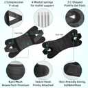 Knee Brace with Side Stabilizers, Durable, Adjustable Tension & Comfortable Fit, Breathable Knee Support for Meniscal Tear Knee Pain ACL/MCL Arthritis Injury Recovery for Men Women (XL)