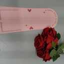 4 Sets Valentine's Day Rose Gift Set for Loved Ones - Artificial Single Rose Bouquets with Handheld Boxes Card, Thoughtful Gift for Girlfriend, Mom, Family, Couples(Red)