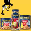 4 x PLANTERS Dry Roasted Peanuts, Plant-Based Protein, Lightly Salted, Peanut Snack, 16 Oz Jar (EXP 09/05/27)