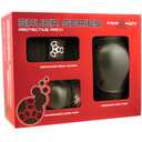 Triple Eight Saver Series Pad Set with Kneesavers, Elbowsavers and Wristsavers, Large Black