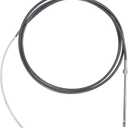 M66X10 Marine Boat Rack Steering Control Cable Black 1 Pcs, 17ft