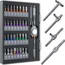 32in1 T Handle Magnetic Ratchet Screwdriver Set, [Freely Combine 5+ Grip Styles] Screw driver, Ratcheting Allen Wrenches Sets, Repair Tool Kit for Computer, Bicycles, Furniture, Electronics