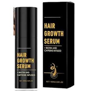 Hair Growth Spray, Hair Loss Treatment with Biotin & Caffeine, Hair Thickening Spray for Thinning Hair, Reduced Shedding, Hydration and Silky Texture for Women & Men, Hair Vitamins Spray, All Hai/r Types