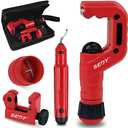 Ultimate Tube Cutter Set - Heavy Duty Pipe Cutter 3/16"-2" OD, Mini Tube Cutter 1/8"-7/8",  Aluminum, PVC Pipes - High-Quality Cutting & Deburring Tools for Professionals, Without Deburring Tool
