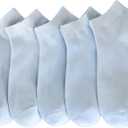 SERISIMPLE Women Viscose Bamboo Ankle Socks Low Cut Thin Sock Lightweight Pastal Color Soft Sock 5 Pairs