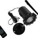 Lurrose 1Pc Christmas Snowflake Atmosphere Light LED Snowflake Projection Lamp for Outdoor Holiday Decorations for Parties Weddings and Winter Celebrations