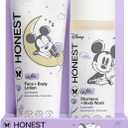 The Honest Company 2-in-1 Cleansing Shampoo and Body Wash Face Lotion Bundle Disney Design Gentle Enough for Baby Dermatologist Tested Calm Lavender 18.5 fl oz