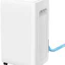 DUMOS 50Pints Dehumidifier for Basement, Dehumidifier with Drain Hose | 3500 Sq.Ft, 1.19 Gallon Tank, Airflow Swing, 41dB, Humidity Remover for Home Bedroom Bathroom, White