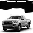 Dash Cover Mat Compatible with Toyota Tacoma 2016-2023 Car Interior Dashboard Cover Mat Nonslip Dashmat Sunshade Glare UV Rays Protector Accessories Custom Fit