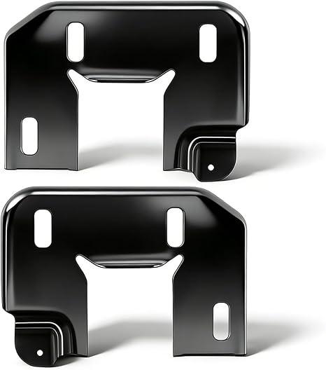 2pcs Front Left and Right Side Frame Mount Bumper Bracket Fits for Ford F-150 2015 2016 2017 2018 2019 2020 Replace FL3Z17N775C FL3Z17N775H FO1066203 FO1067203