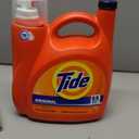 Tide Liquid Laundry Detergent, Original Scent, 125 fl oz, 100 Loads, Boosted Clean Even in Cold Water with Concentrated Washing Soap (1.03 Gallon (Pack of 1))