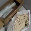 Bed Tent Twin Size - Privacy Sleeping Space with Blackout Design, Breathable Portable Indoor Floor Bed Tent for Toddler Transition Cottage Drafty Room Floor use (Beige)