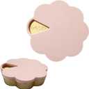 Dosey Twist+Stack Pill Organizer, Weekly & Daily Medicine Organizer Case, Portable Travel Pill Box, Compact Vitamin & Medication Storage Solution, Blush Gold