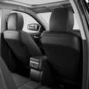 Xipoo 8 Seats Seat Cover Compatible with 2014-2019 Toyota Highlander Car Seat Protector Replacement for 2014-2019 Toyota Highlander Accessories(Fit 2014-2019 W/Second Row 40/60 Split,Black)