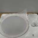 TCL Ceiling Fans with Lights, 52 Inch Low Profile Ceiling Fan with Light and Remote Control, Flush Mount, DC Reversible Motor, Noiseless, 6 Speeds Ceiling Fan for Bedroom (White)