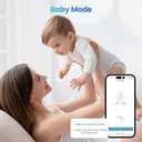 Smart Scale for Body Weight, 4.3" Color Display Digital Weight Scale, High Precision Wi-Fi Bathroom Scale with BMI, Body Fat, Muscle Mass, 20 Body Composition Scale Sync App, 400 lbs, Black