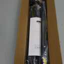 ENJOYBASICS Matte Black Shower Curtain Rod 30 to 76 Inches, 1 Inch Stainless Steel Adjustable Spring Tension Rods No Drill for Bathroom, Closet, Window, Room Divider, Never Rust, Non Slip